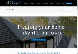 Roofing Contractor Ulster County - If you are in need of a new roof or roof repair in Ulster County, NY give GKontos Roofing Specialists a call today and receive a free estimate!
