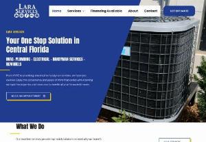 Lara Services - We provide services to residential customers in central Florida, in the following areas: HVAC air conditioning