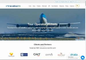 Tour Operator Website - Travelopro lets you easily create and handle travel products. Use travel components to establish complex travel packages and groups, book flight tickets directly and use third-party suppliers to book accommodation, transfers and activities. Our tour operator website templates come as your eventual solution to launch an eye-grabbing, feature-rich, and full-fledged website yourself, with no need to look for side web professionals.