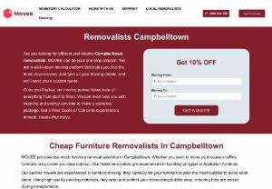 Movee - Cheap Removalists Campbelltown - MOVEE is a removalist booking platform that provides dependable, proficient and cheap movers in Campbelltown. We give a scope of services, including house moving, office moving, pressing and unloading, as well as neighborhood and highway moving. Furthermore, we offer extra services like tidying and setting up power and gas associations, taking your action smoother and more helpful.