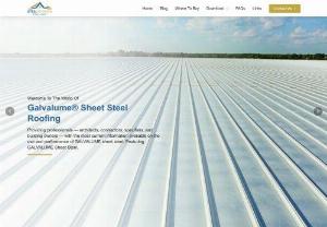 Galvalume® Sheet Steel Roofing - Providing professionals — architects, contractors, specifiers, and building owners — with the most current information available on the use and performance of GALVALUME sheet steel. Featuring GALVALUME Sheet Steel.