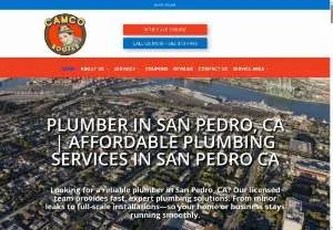 Screenshot of Camco Rooter: South Bay Plumbing Services