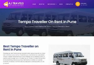 Best Tempo Traveller on Rent in Pune - Explore affordable tempo traveller on rent in Pune for group travel. Convenient booking and reliable service. Book now for a hassle-free journey!