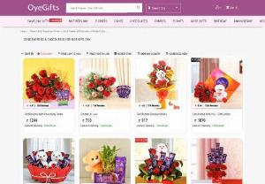 Send Flowers & Chocolates For Mothers Day With Huge Discounts By OyeGifts - Wonder your Mom with a thoughtful combination of flowers and chocolates while enjoying huge discounts on OyeGifts wide range of flowers. Express your love and care with vibrant flowers and delicious treats, all carefully curated to make her day special.