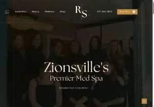 Screenshot of Radiant Skin Medical Spa in Indianapolis
