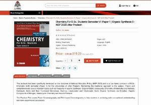 Chemistry Book For B.Sc. Students Semester VI - This textbook has been specifically developed on the directives of National Education Policy (NEP 2020) and is as per latest curriculum of B.Sc. Chemistry Sixth Semester (Paper 1) for the Universities of Uttar Pradesh.