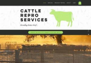 Cattle Reproduction Services - Cattle reproduction services including crush side bull semen testing, artificial insemination, pregnancy testing through blood and freeze branding. .