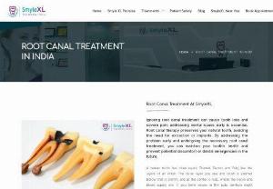 Root Canal Treatment In India - SmyleXL Dental Clinic provides top-notch dental care with a focus on patient comfort and satisfaction. Offering a wide range of services, including root canal treatments, their expert team ensures effective solutions with modern techniques for optimal oral health.