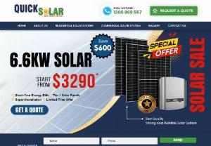 Quick Solar - Are you planning to go solar? You are bound to get confused with the many solar panel options available these days. The products and prices of solar products have to be understood in-depth to make a fine decision.