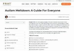 Autism Meltdown: A Guide For Everyone - Discover insights into autism meltdowns and how to navigate them effectively. Learn more about triggers, differences from tantrums, prevention strategies, and tips for managing meltdowns.