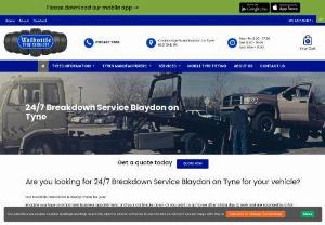 24/7 Breakdown Service Blaydon - Walbottle Tyre Services brings you a 24/7 Breakdown Service Blaydon that's there for you around the clock because your safety is our priority. You can contact us for your reliable partner for immediate roadside assistance, anytime, anywhere.