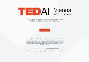 TEDAI Vienna - The first TED Conference on AI in Europe