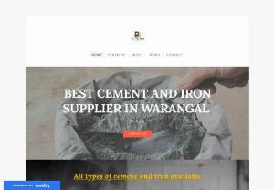best cement and iron supplier in warangal - We are the best cement and iron suppliers in warangal, we sell cement and iron in reasonable price in retail pricing and in wholesale pricing.