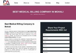 Dazonn Assist- Medical Billing Company In Mohali - Looking for top-notch Medical Billing Companies in Mohali? Look no further than dazonn Assist.Explore our platform to connect with experienced professionals for efficient billing solutions.Our experienced team is dedicated to providing efficient and accurate medical billing services. Simplify your medical billing process with the best companies in Mohali.Trust us to handle all your billing needs. Visit our website to find trusted professionals who can meet your billing needs.Contact us...