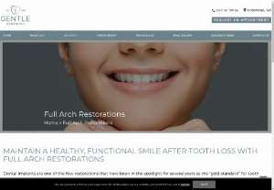 Full Arch Restorations Columbus, GA - Restore your smile with full arch restorations using dental implants in Columbus, GA. Learn about implant supported dentures and the cost of treatment. Call (706) 321-4330