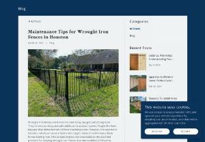 Maintenance Tips for Wrought Iron Fences in Houston - Wrought iron fences are known for their fancy designs and strong build. They&#039;re seen as classy and safe additions to outdoor spaces. People like them because they blend well with different building styles. However, the weather in Houston, which can be very humid and rough, makes it hard to keep these fences looking nice. This comprehensive overview explores the essential practices for keeping wrought iron fences in prime condition in Houston, guaranteeing their enduring beauty...