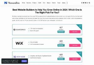 Discover the Top Website Builders of 2024 - Start Building Your Online Presence Today! - Find the best website builders suited for your needs with our comprehensive guide. Compare features, pricing, and user reviews to create your perfect website effortlessly.