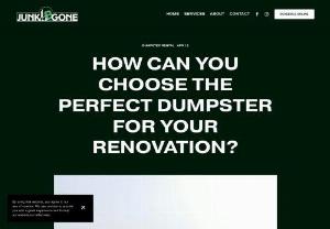 HOW CAN YOU CHOOSE THE PERFECT DUMPSTER FOR YOUR RENOVATION? - Embarking on a project, whether it's a minor home makeover or a major renovation, necessitates efficient waste management. In such scenarios, a reliable solution lies in leveraging the perks of affordable dumpster rental services. These services offer more than just waste disposal; they provide expert guidance, unmatched convenience, and time-saving solutions.