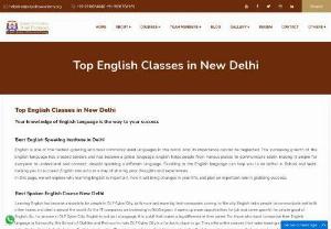 Top English Classes in New Delhi - English is one of the fastest-growing and most commonly used languages in the world. And its importance cannot be neglected. The increasing growth of the English language has crossed borders and has become a global language. English helps people from various places to communicate easily, making it simple for everyone to understand and connect, despite speaking a different language. Excelling in the English language can help you to do better in School and Work, helping you to succeed....