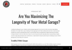Are You Maximizing The Longevity of Your Metal Garage? - Understand the key to preserving the integrity of your metal garage and maximizing its longevity.  #metalgaragesokc #