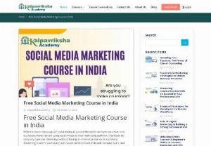 Social Media Marketing Course in India - The growth of SMM has paved the way for numerous career prospects for young individuals who possess the ability to acquire new skills. This phenomenon is beneficial not only for entrepreneurs but also for those who manage their own online businesses or stores. According to the social media algorithm, a majority of users remain active on social media platforms, and they exhibit a preference for online shopping over indulging in the traditional market.