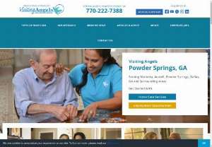 Visiting Angels Powder Springs, GA - We are a non-medical home care agency offering care and support to seniors and their families throughout the Powder Springs, GA Areas for over 13 years!