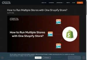 Screenshot of Running Multiple Stores on One Shopify Account