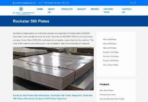 Rockstar 500 Plates Exporters - Sai Steel & Engineering Co. is that the provider and exporters of Corten Steel S355J2W steel plate communicated around the world. We suits the ISO 9001:2008 norm and process and give Corten Steel S355J2W steel plates for all quality means that help the machine. The norm of the board is astounding and it can completely meet the necessities of shoppers.   Rockstar 500 Plates Manufacturers, Rockstar 500 Plates Suppliers, Rockstar 500 Plates Stockists, Rockstar 500 Plates Exporters...