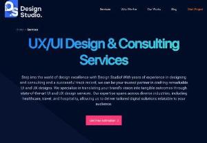 UX/UI Design & Consulting Services - Maximize your digital impact through custom UX/UI design and consulting services. Let us help you create unforgettable user journeys that drive results and inspire loyalty.