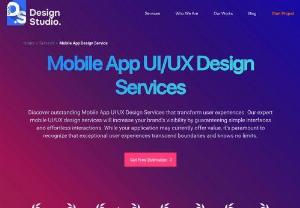Mobile App UI/UX Design Services - Craft captivating mobile experiences with our specialized UI/UX design services. Elevate your app's usability, functionality, and aesthetics for maximum user engagement and satisfaction.