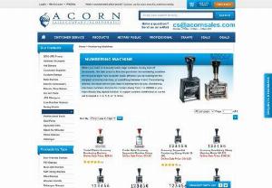 Numbering Machine | Acorn Sales - This is a Numbering Machine at Acorn Sales. 
