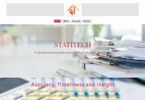 STATITECH - At STATITECH, our goal always remains the same, no matter what type of client we are working with. Simply put, we strive to give you an accurate picture of your financial situation. Doing so allows you to operate with less stress and more profit. For individuals looking for help with tax filing, we offer a personal touch and precision that is unattainable with do-it-yourself software. For businesses, we provide services that assess overall financial health, and we deliver regular reports.
