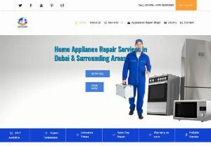 Appliance Repair Services in Dubai - Home Appliance Repair Services in Dubai & Surrounding Areas offer swift, reliable solutions for malfunctioning household appliances. With skilled technicians, they ensure prompt repairs for refrigerators, washing machines, and more, keeping your home running smoothly. Count on their expertise and commitment to quality service for peace of mind.
