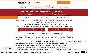 Screenshot of Professional Appliance Repair