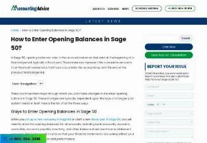 Enter Opening Balances in Sage 50 - In this blog post, we'll guide you through the process of entering opening balances in Sage 50. From understanding why they're crucial to troubleshooting common issues, consider this your go-to resource for mastering this essential task.
