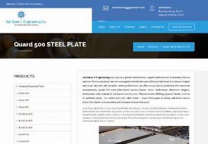 Quard 500 Steel Plate Exporters  in India - Sai Steel &amp; Engineering Co. may be a global manufacturer, supplier and exporter of premium ferrous and non-ferrous products. We are a recognized wholesaler and sell Quard 500 boards in various shapes and sizes. We suits all standards. And specifications, we offer our products consistent with customer requirements. Quard 500 steel plates have various shapes, sizes, thicknesses, diameters, lengths, dimensions, radii, standards, surface structures, etc.