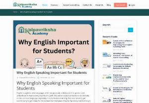 Why English Speaking Important for Students - If you possess fluency in English, numerous avenues for career growth become accessible to you. An individual with proficiency in English will never face unemployment and will likely earn a higher income. Fluency in English is a prerequisite for those aspiring to study abroad. Fortunately, learning English is feasible through online courses or through daily practice of communicating with friends in English. With dedication and perseverance, one can acquire English proficiency within a...
