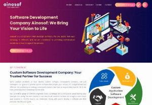software development company in bhiwadi - Ainosof Technology, a premier software development company in Bhiwadi, delivers customized solutions to meet your business needs effectively and efficiently.