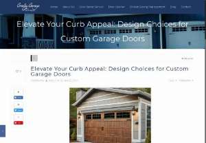 Elevate Your Curb Appeal: Design Choices for Custom Garage Doors - Explore the design choices for custom garage doors that elevate curb appeal. Material options, window styles, decorative elements & expert installation tips.
