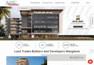 Land Trades Builders and Developers Mangalore - Land Trades Builders And Developers, Mangalore-based real estate developer, builds luxury apartments & commercial properties. They have completed 42 projects and have been in business for 32 years. Some of their residential projects include Shivabagh, Altura, BMK Sky Villa, and Pristine. These residential projects offer luxury amenities and privacy.
