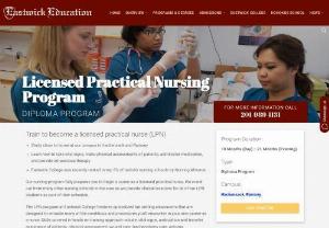 LPN Program Bergen County NJ - The Licensed Practical Nursing Program offered at Eastwick College in New Jersey is unlike many others in terms of hands on experience. Their one of a kind lab settings and incorporated clinical rotations makes Eastwick unique.