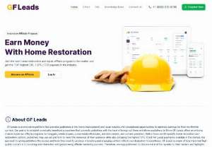 GF Leads - GF Leads is a leading platform for monetizing content from publishers in the field of home improvement and housing renovation. We create a mutually beneficial environment, offering various opportunities for bloggers, media buyers, social networks, and website owners.