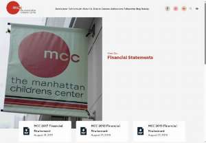 The Manhattan Childrens Center: Financial Statements - Access financial statements for The Manhattan Childrens Center, which provides scientifically-based world-class treatment and education to children.