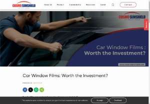 Car Window Films: Worth the Investment? - Car window films might be the solution you've been looking for. But are they worth the investment? This blog dives deep into the benefits of window films, exploring how they can transform your driving experience with features like sun protection, heat rejection, and even enhanced safety. We'll also compare different film types and help you decide if window films are the perfect upgrade for your car.