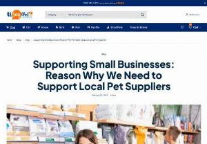 Supporting Small Businesses: Reason Why We Need to Support Local Pet Suppliers - The mission of  U Say Pet is to offer the best quality food and accessories for pet owners’ adored furry friends. We are proud to support local suppliers and the need for locally sourced pet products. In this blog, we will explain why it is so important for us to support local suppliers and how this benefits not only people who own pets but also all of the citizens living in our community.