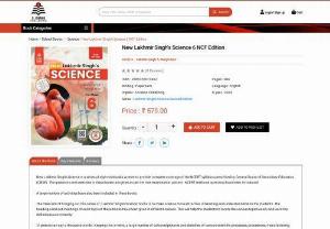 Buy new Lakhmir Singh Science Book Class 6 - The main aim of bringing out this series of ';Lakhmir Singh's Science' books is to make science more attractive, interesting and understandable to the students. The headings and sub-headings of each topic of these books have been given in different colours. This will help the students to locate the various topics easily and learn the definitions conveniently.