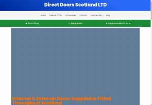 Direct Doors Scotland LTD - Welcome to Direct Doors Scotland LTD, your premier destination for quality internal doors in the vibrant city of Glasgow. With a dedication to exceptional craftsmanship and customer satisfaction, we specialise in supplying and fitting premium internal doors tailored to your specific needs and style preferences.  At Direct Doors Scotland LTD, we understand the importance of finding the perfect doors to enhance the aesthetics and functionality of your space. Whether you’re...