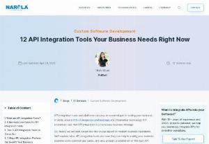 Top API Integration Tools for Scaling Business - We discuss top API integration tools to streamline workflows, automate tasks, and boost efficiency for both technical and non-technical users. 