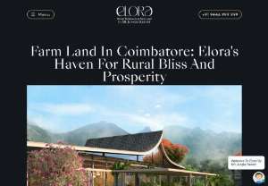 Farm Land In Coimbatore - Elora presents exclusive Farm Land In Coimbatore. Unlock your agricultural dreams with our premium plots. Explore now! - Farm Land Coimbatore.