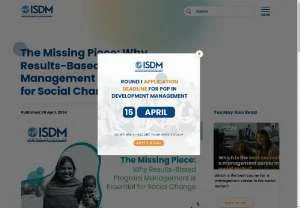 Screenshot of Results-Based Program Management for Social Change